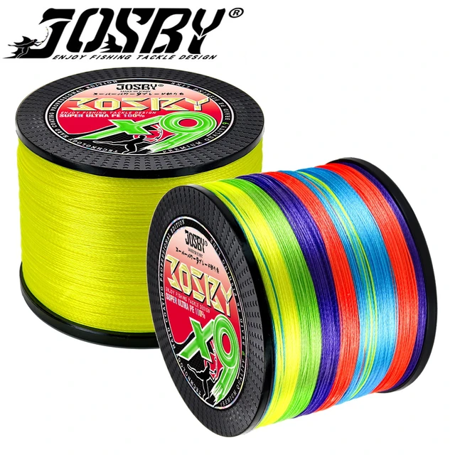 JOSBY tresse ligne de pêche 8 brins 300M 500M 1000M 150M100% PE  multifilament tressé carpe ligne de pêche mouche Pesca X SUPER lisse -  AliExpress