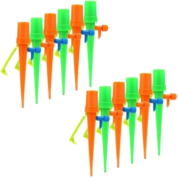 

Plant Automatic Waterer Drip Irrigation Slow Release Device with Anti-Falling Waterer 24 Packs