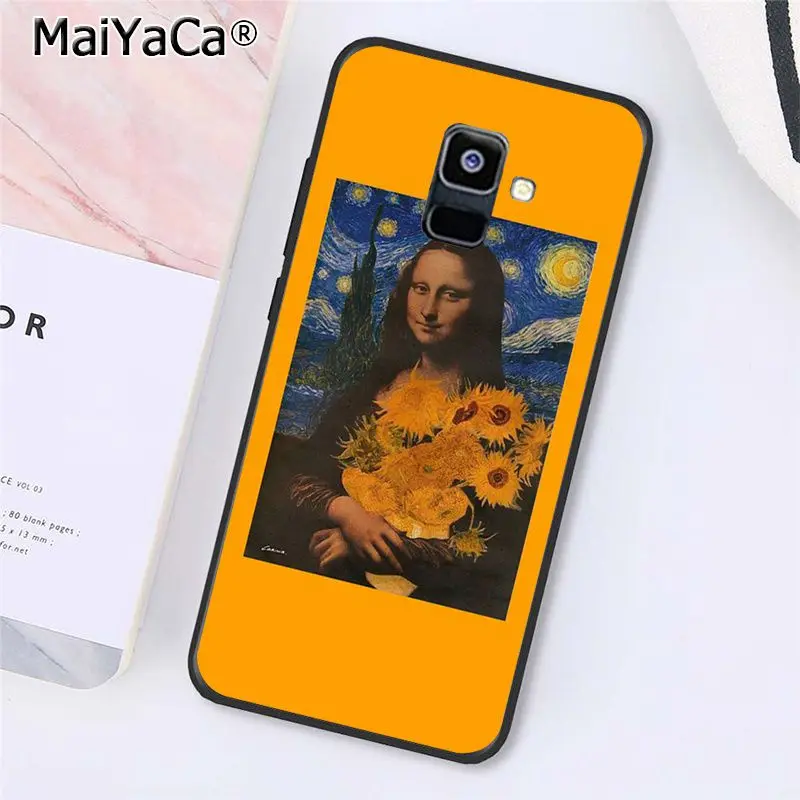 A9 MaiYaCa отличная художественная Эстетическая краска Ван Гог Мона Лиза для samsung Galaxy A7 A8 A6 Plus A9 A50 A70 A20 A30 A40 - Цвет: A9