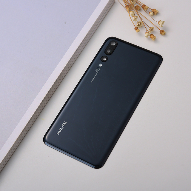 Original Huawei P20 Pro Back Glass Battery Cover With Camera Lens Sticker For Huawei P20 Back Cover Rear Door Housing Case