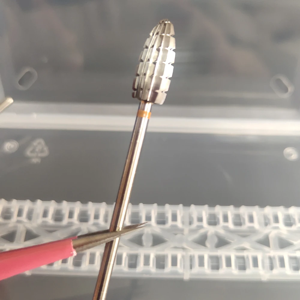 Frese Per Unghie In Metallo Duro Easy Nail 3/32 "Frese In Metallo Duro Tornado Frese Per Manicure Pedicure Chiodi Accessori Strumenti