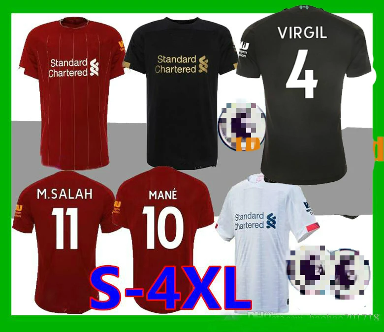 2019 2020 Liverpooles взрослая футболка футбольные футболки 19 20 home Out 3rd GK M. SALAH MANE