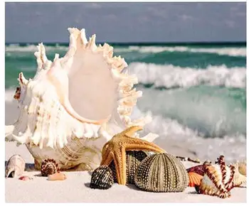 

5d diamond painting sea shells embroidery mosaic art diamond dotz diy rhinestone picture puzzle tapestry wall decor stickers