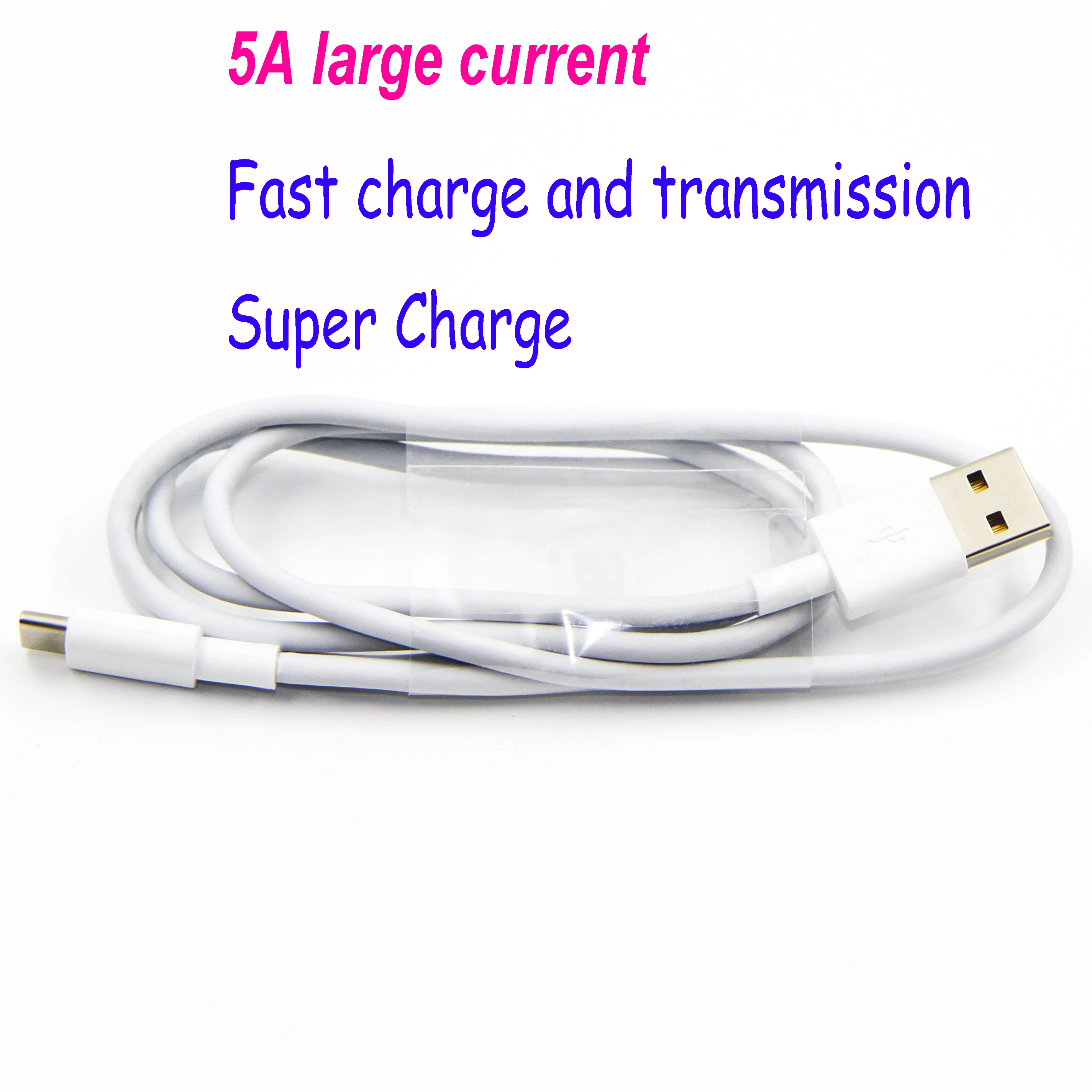 Original Huawei Super Charging Cable 5A USB Type C Cable for Huawei P40 P30 P20 Pro Mate9/10/20/30 Honor 20 V30 Xiaomi Mi 9 8