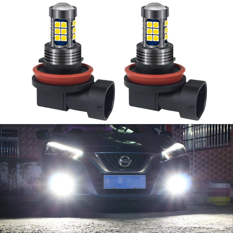 2x Auto LED Fog Light Bulb H8 H11 H16 9006 HB4 9005 For suzuki 
