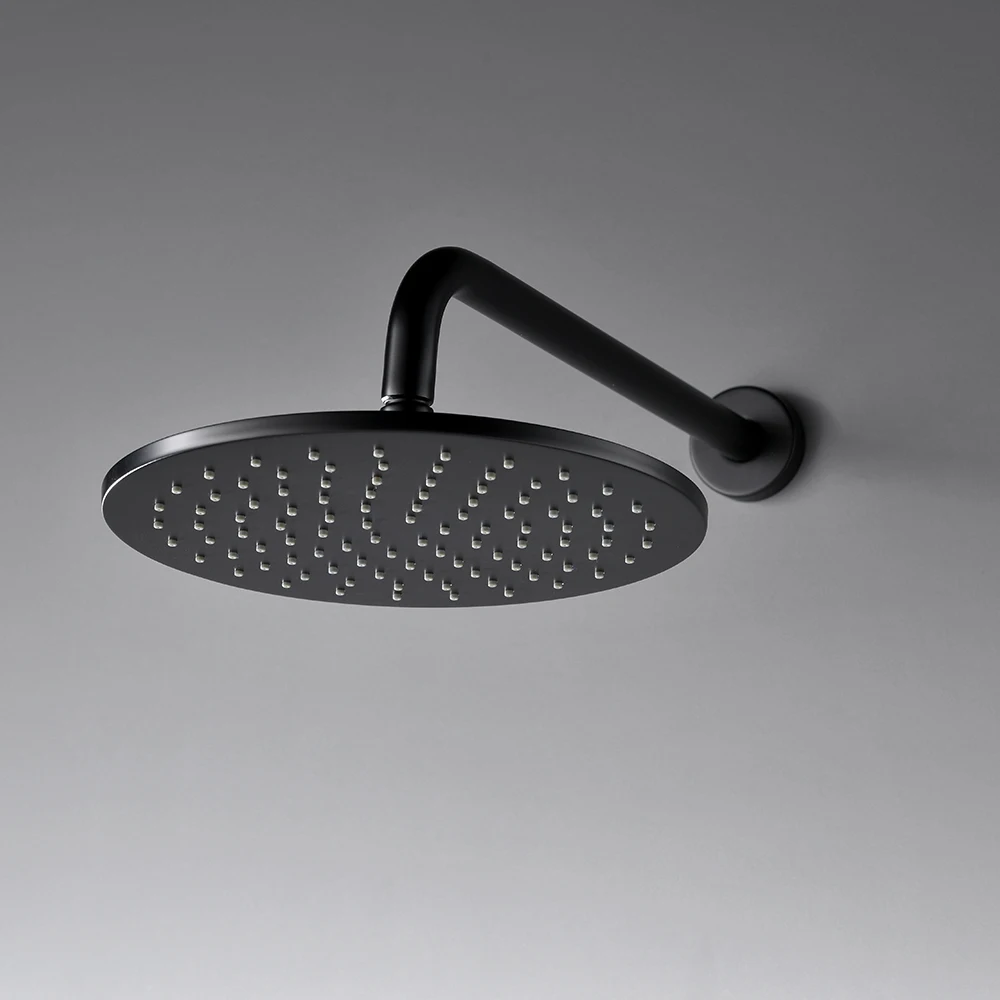 Bathroom Faucet Black Brass Built Installation Rain Shower Head Hand Sprayer With Seat Two-Function And Hot Cold Mixing Switch Bathroom Faucet Bathroom Shower Faucet Set Thermostatic Mixing Valve