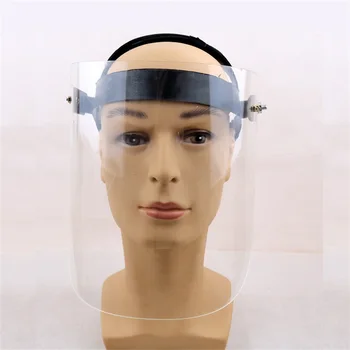 

Protective reusable Adjustable Anti Droplet Dust-proof Full Face Cover Mask Visor Shield Droplet Windproof Face Shield Washable