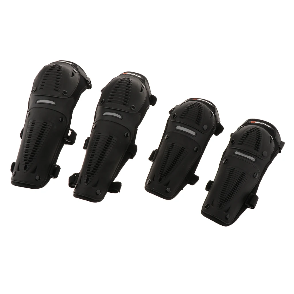 1 пара наколенников налокотники мотоциклетные защитные наколенники налокотники из нержавеющей стали защита для беговых стран Lightweig