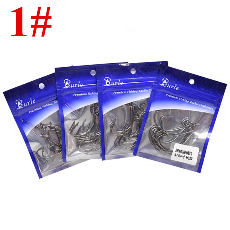 10 шт./пакет Никель черный, красный открытые Lead Jig Head с бородкой и свинцовый крючок офсетная печать рыболовный крючок рыболовные крючки подходит рыболовные снасти - Цвет: B 1