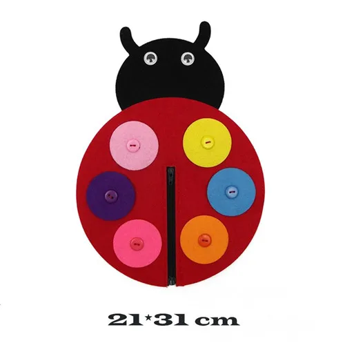 Beetle baby 1 Набор из фетра, ручная работа, лягушка, жук, сделай сам, ремесла для детей, руководство, Ранние обучающие игрушки, для родителей и детей, интерактивный войлок, эльф, Рождественский войлок - Цвет: Beetle baby