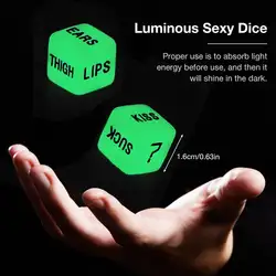 1 пара светящиеся гравировальные кубики пара развлекательные инновационные кости забавные секс кубики игральные игры для бара КТВ