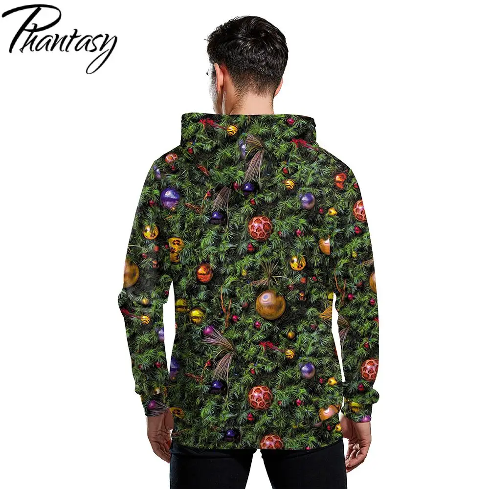 Phantasy, новинка, Рождественский пуловер, толстовка с капюшоном, 3D цифровая печать, верхняя одежда, толстовка Grinch, толстовка, Рождество