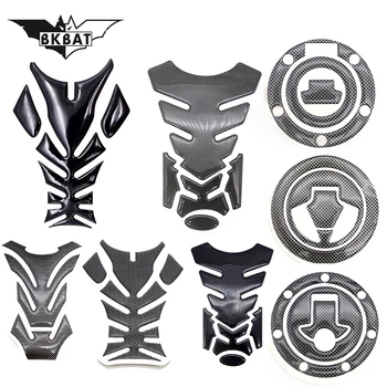 

BKBAT 3D Moto Decal Motorcycle Gas Fuel Tank Pad Protector Sticker Kit For vespa gts kawasaki z650 honda cbr 600 f4i