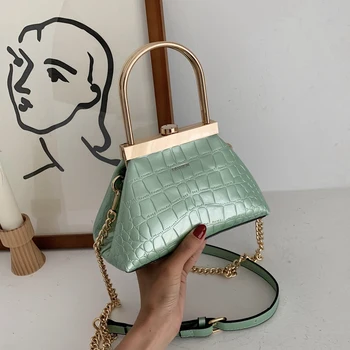 

Alligator Patent Leather Women Crossbody Bags 2020 Fashion Totes Ladies Shoulder Messenger Bag Evening Clutches Female Purses