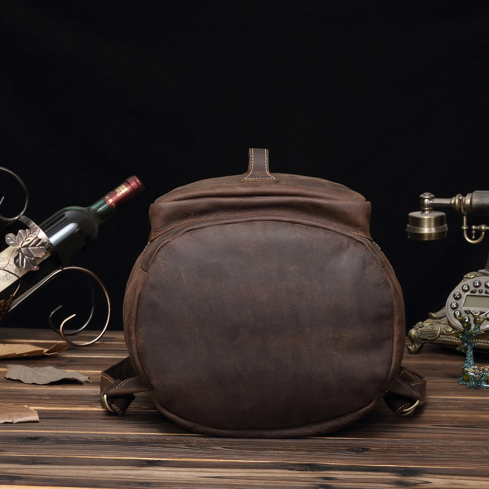 Leather Backpack 17 Inch Laptop