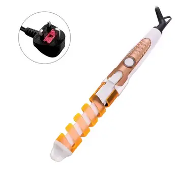 

Pro Hair Curler Spiral Curling Iron Fast Heating Electric Hair Styler Styling Tool 19QE