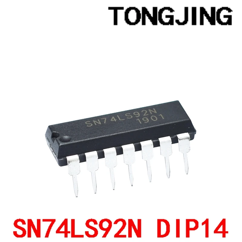74LS92 SN74LS92N HD74LS92P DIP-14 в линии 4-разрядный бинарные счетчик (5 шт.) | Электронные
