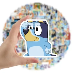 10/50/100PCS Cartoon Bluey Stickers Aesthetic DIY Laptop Scrapbooking Phone Case Water Bottle Waterproof Decal Sticker for Kid