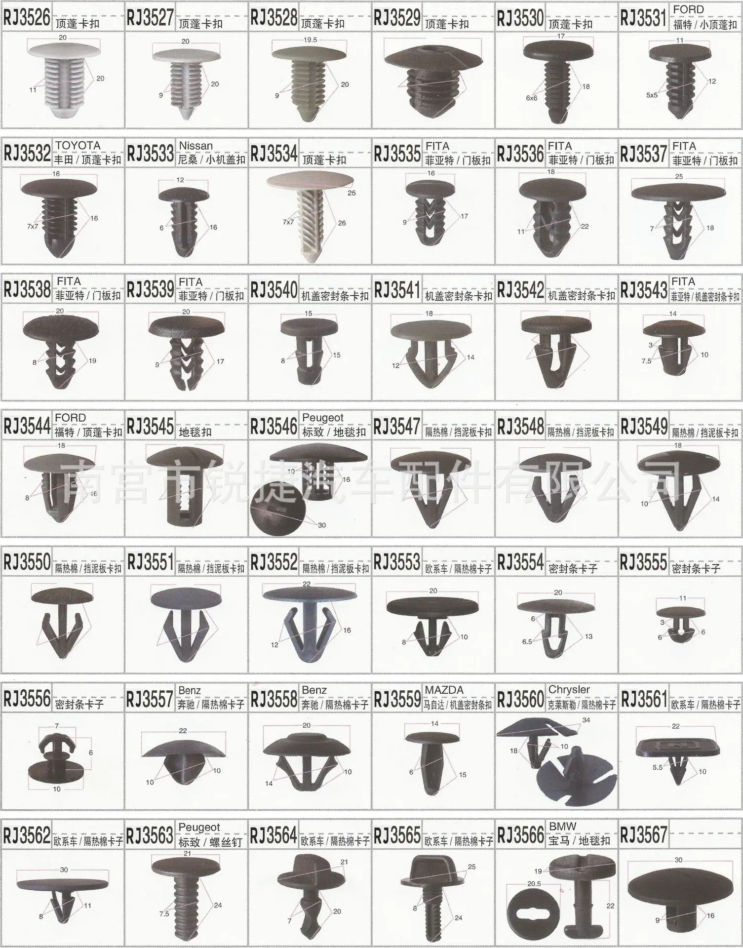 Напрямую от производителя X1X5X6X3 автомобиль универсальный колесо бровей Пряжка крыло подкладка пряжка с разрывом вытянуть заклепочный клип