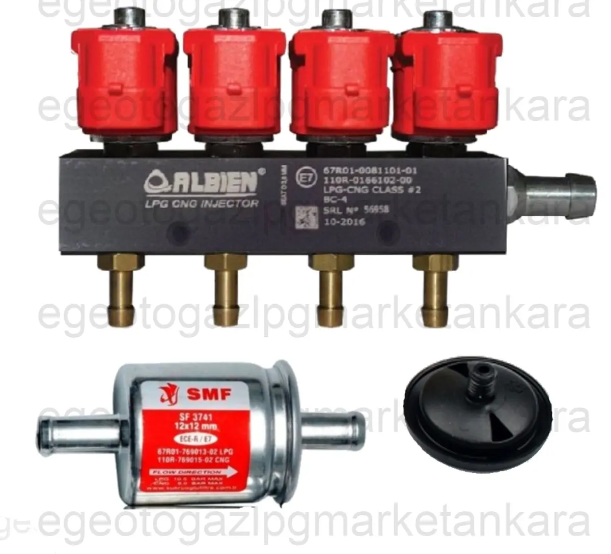 Инжектор Lpg/Cng Gpl Albien 4 баллонов газовое топливо инжектор 3 ом высокое Скорость