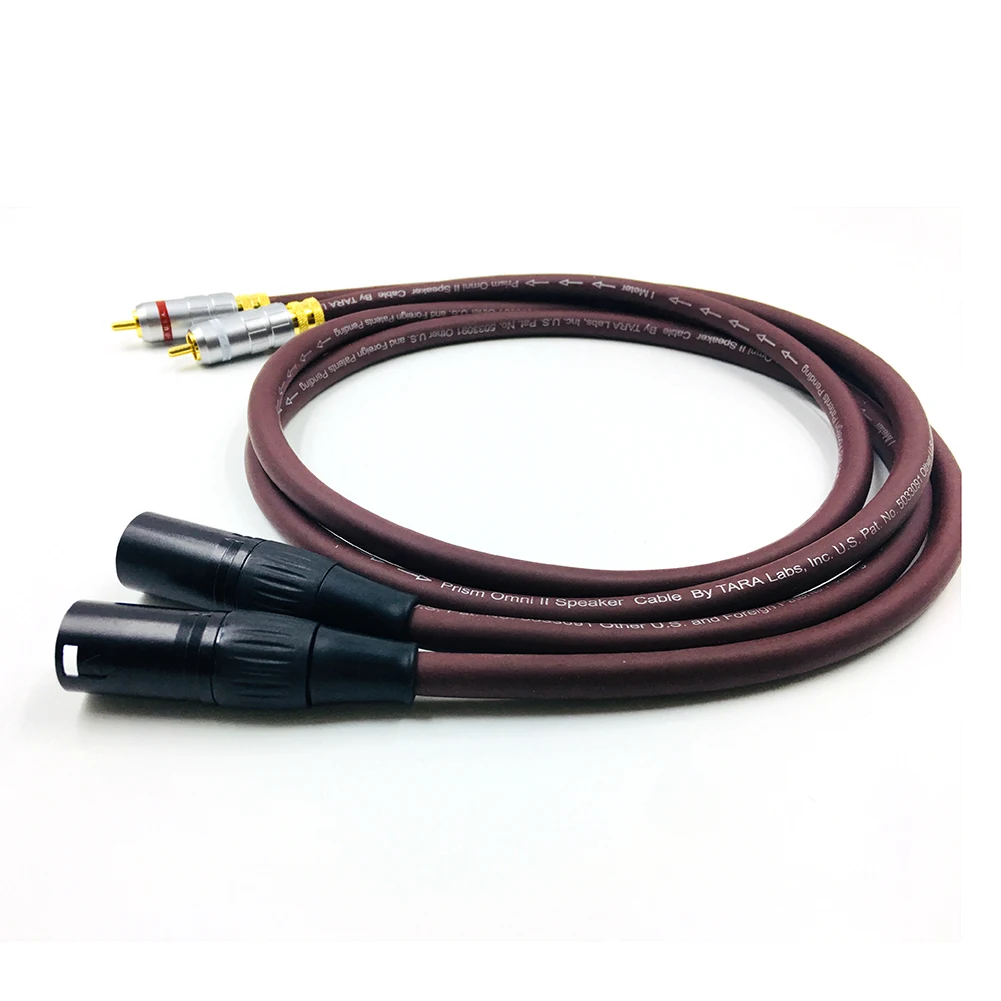

Free shipping Hifi 2 RCA Malel to 2 XLR Male Audio Cable High Quality Dual 2 RCA to 2 XLR 3 Pin Cable