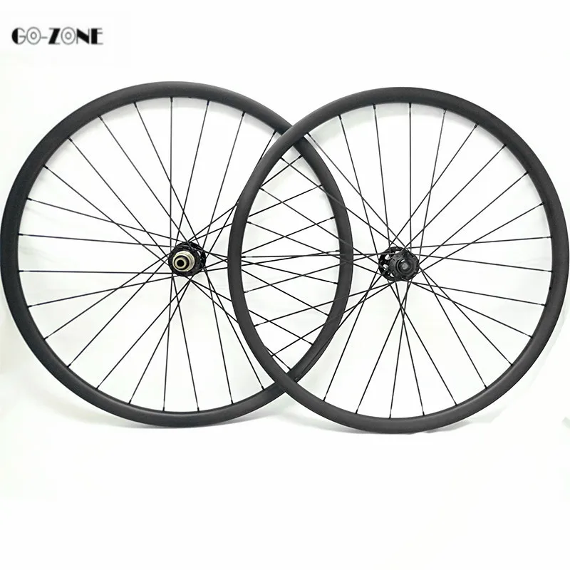 Go-zone 29er mtb велосипед колесная Асимметричная 33,5x25 мм бескамерная rodas mtb 29 novatec D791SB D792SB 100x15 142x12 диск карбоновые колеса