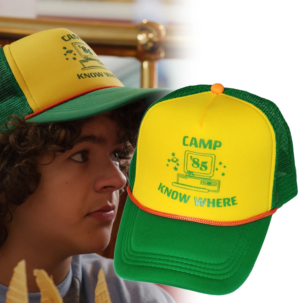 

2019 TV Series Stranger Things Season 3 Dustin Henderson Cosplay Hat Snapback Adjustable Baseball Cap Christmas Gift Chidren Kid