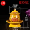 God of Wealth Water Supply Cup Guanyin Great Compassion Mantra Buddha Ceramics with Lid and Base  Buddhist Supplies Holy Water 5
