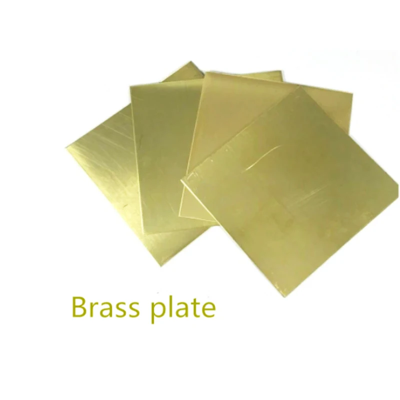 H62 Brass Copper Flat Stock Sheets Thick 0.5-3mm 50*100 100*100 100*200mm AU 