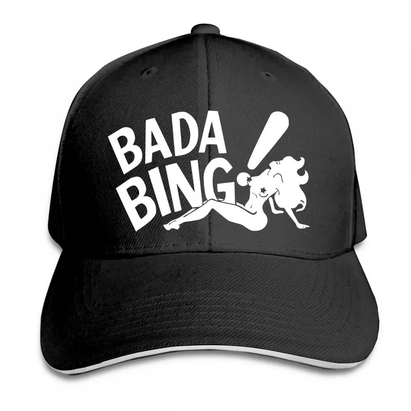 Bada Bing The Sopranoss Bada Bing The Sopranos, Подарочная бейсболка для мужчин и женщин, кепки для водителя грузовика, модная Регулируемая Кепка - Цвет: 2-Black