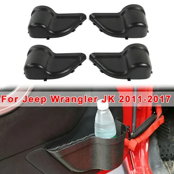 

4pc Set Door Side Net Pocket Storage Box Organizer For Jeep Wrangler JK 2011-17