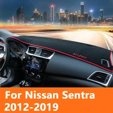 Приборная панель автомобиля Избегайте light pad Инструмент крышка платформы стол коврик ковровая отделка LHD для Nissan Sentra