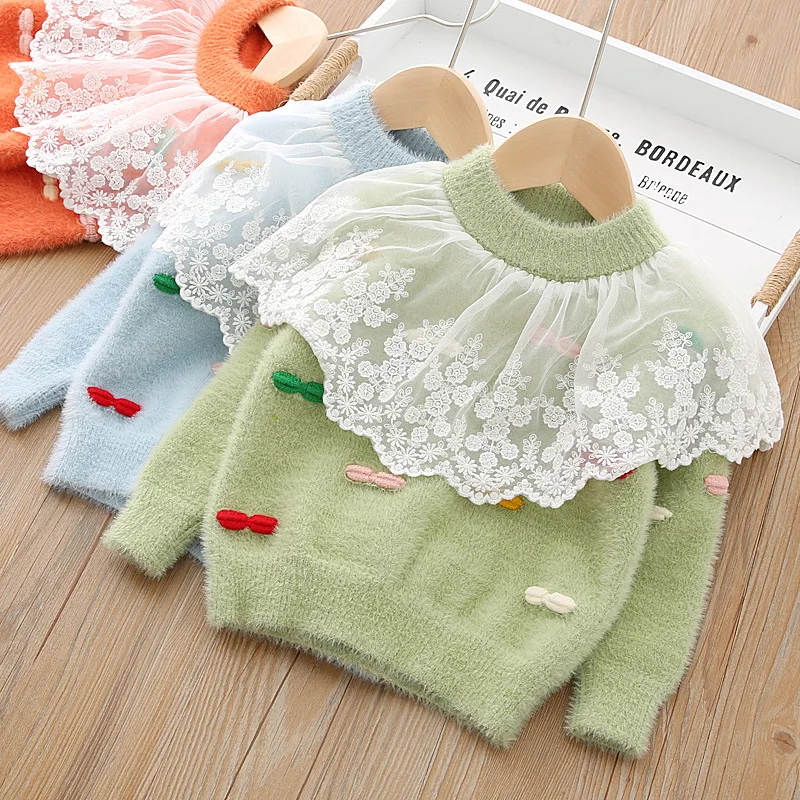 

fashion baby girls sweaters cardigans toddler girls sweater 2019 christmas winter autumn girl clothing long sleeve warm top