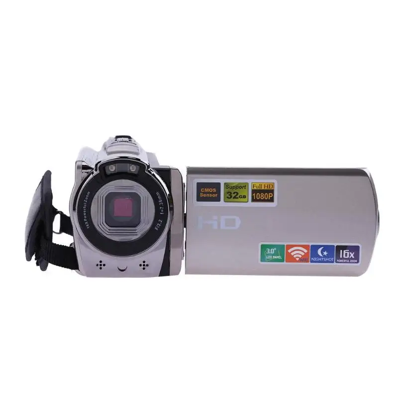 FULL-1080P Usb2.0 умный беспроводной Wifi Dvr Hdv-6052Sr 3 дюйма 16X Wi-Fi Цифровая ИК камера ночного видения Hd 1080P 8Mp видеокамера