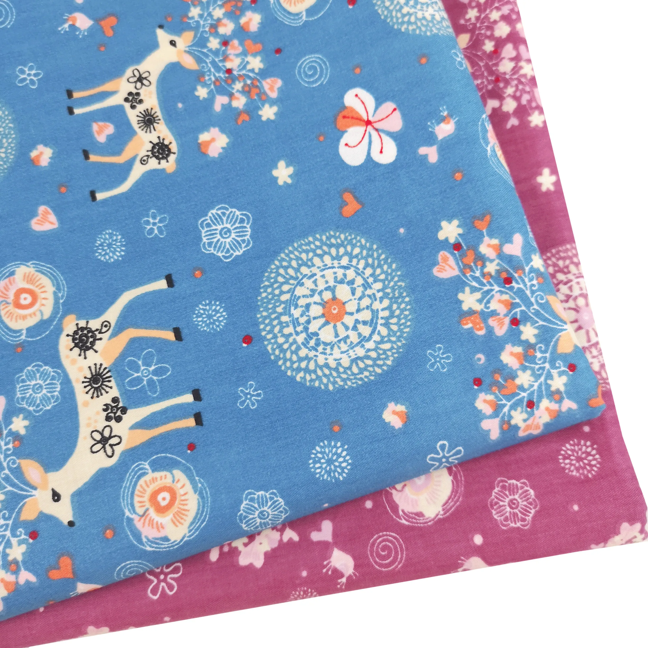 

Sika deer Printed Twill 100% Cotton Fabrics for Diy baby Bedding Sheet Crib Cushions Pillows Sewing Clothes Tecodos an Metra