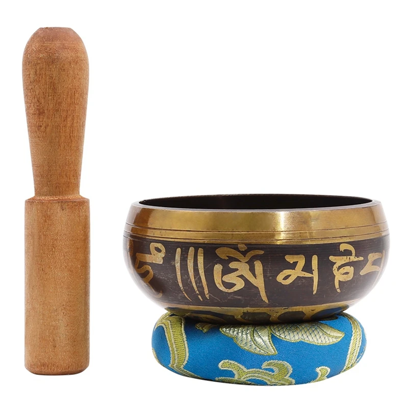 

Nepalese Buddhist Tibetan Chanting Yoga Bowl Tibetan Meditation Singing Bowl Buddhist Sound Therapy Bowl Copper Religion Craft