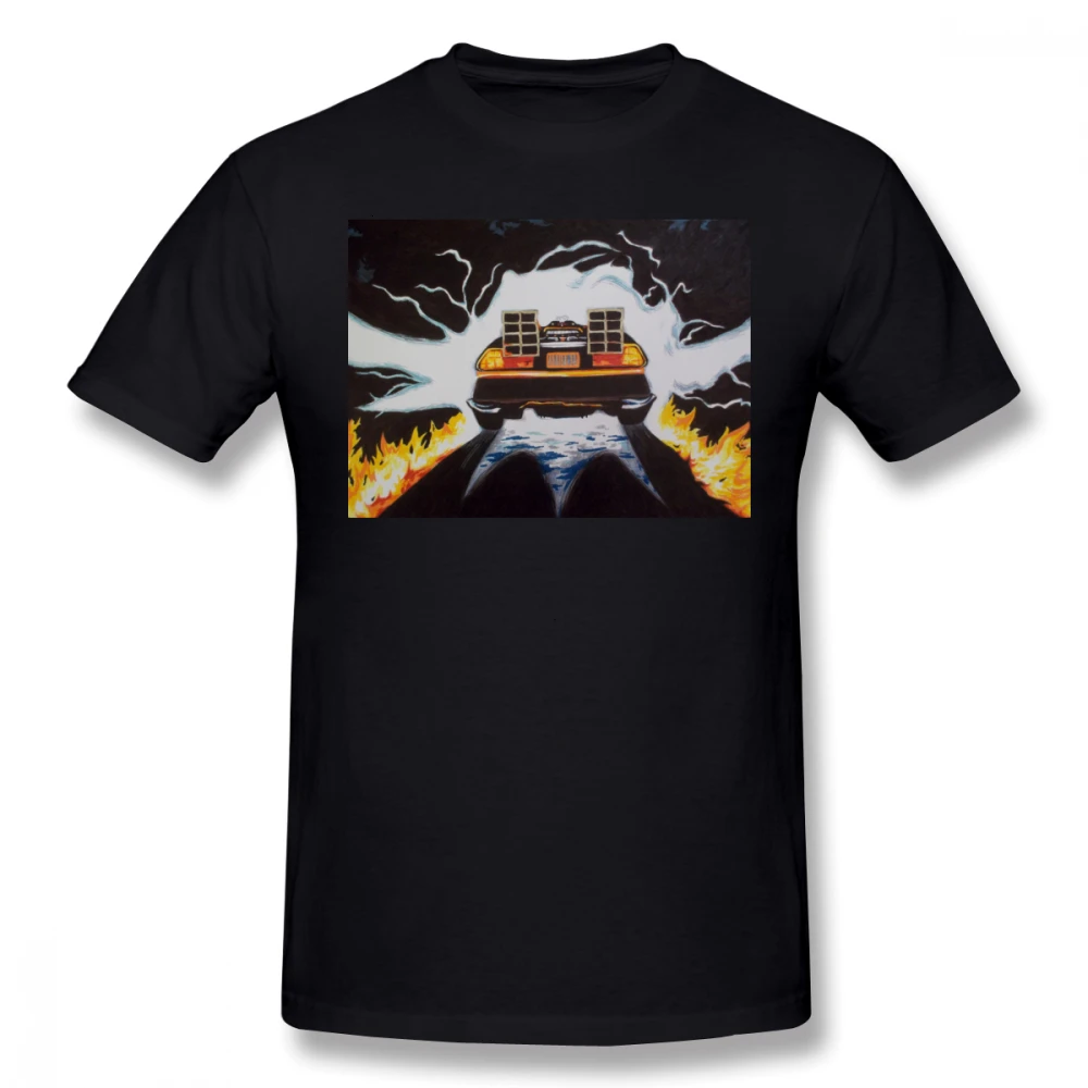 Футболка one yona Back To The Future футболка Is Now Милая модная размера плюс с короткими