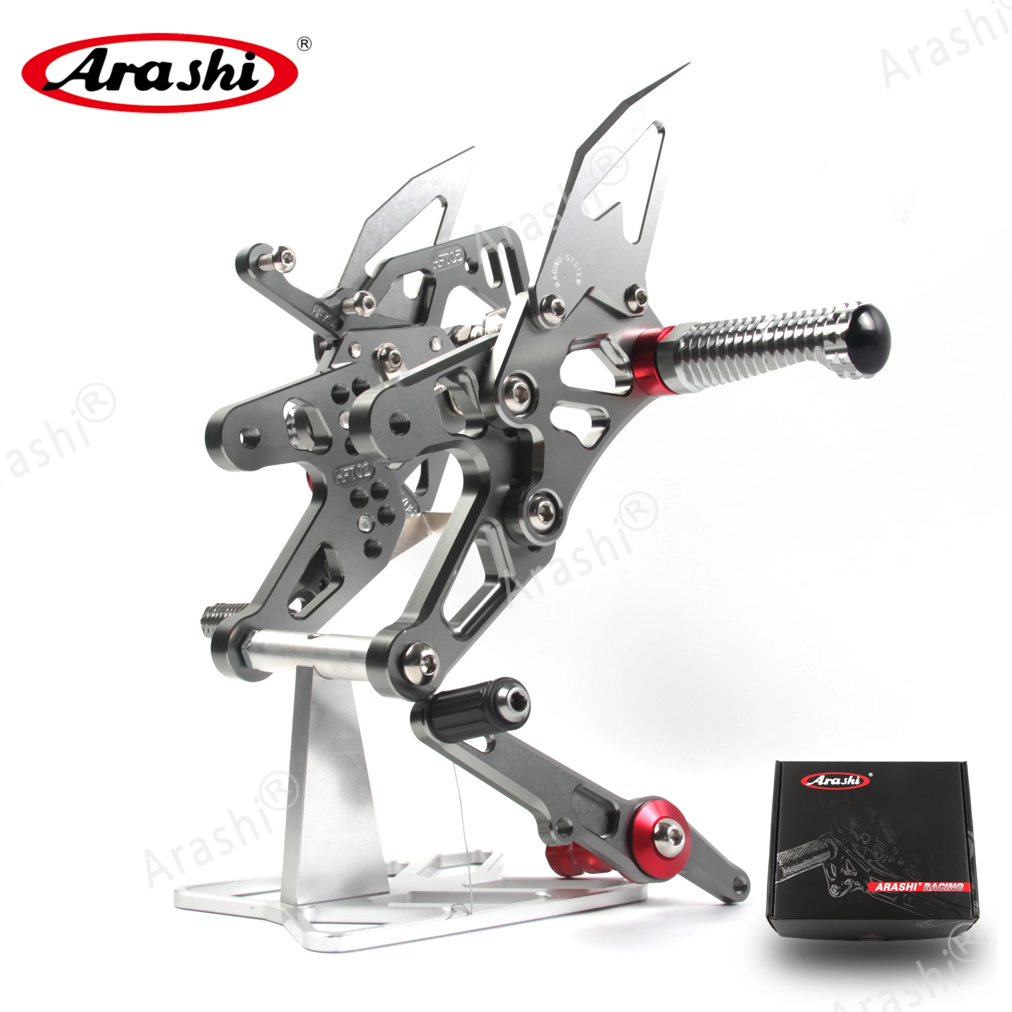 

Arashi For BMW S1000RR / HP4 2015 - 2019 QS CNC Adjustable Footrests S1000 S 1000 RR 2016 2017 Foot Pegs Rider Rearset Footrest