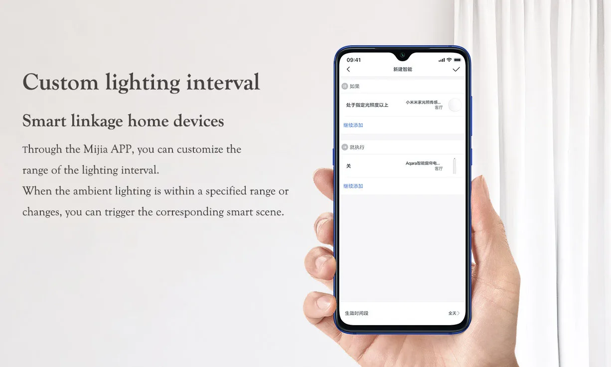 Xiaomi Mijia светильник от солнца сенсор светильник Zigbee3.0 водонепроницаемый точно чувствительный светильник ing изменения устройства умного дома Mijia App