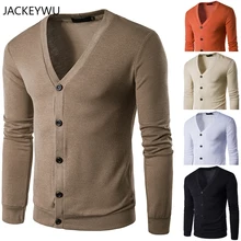 Свитер мужской кардиган с длинными рукавами брендовый Модный повседневный облегающий пуловер тонкий трикотаж плюс размер Pull Homme белый черный