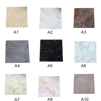 

2Pcs Waterproof Floor Stickers Self Adhesive Marble Wallpapers Bathroom Wall Sticker Decals DIY Wall Ground Decor