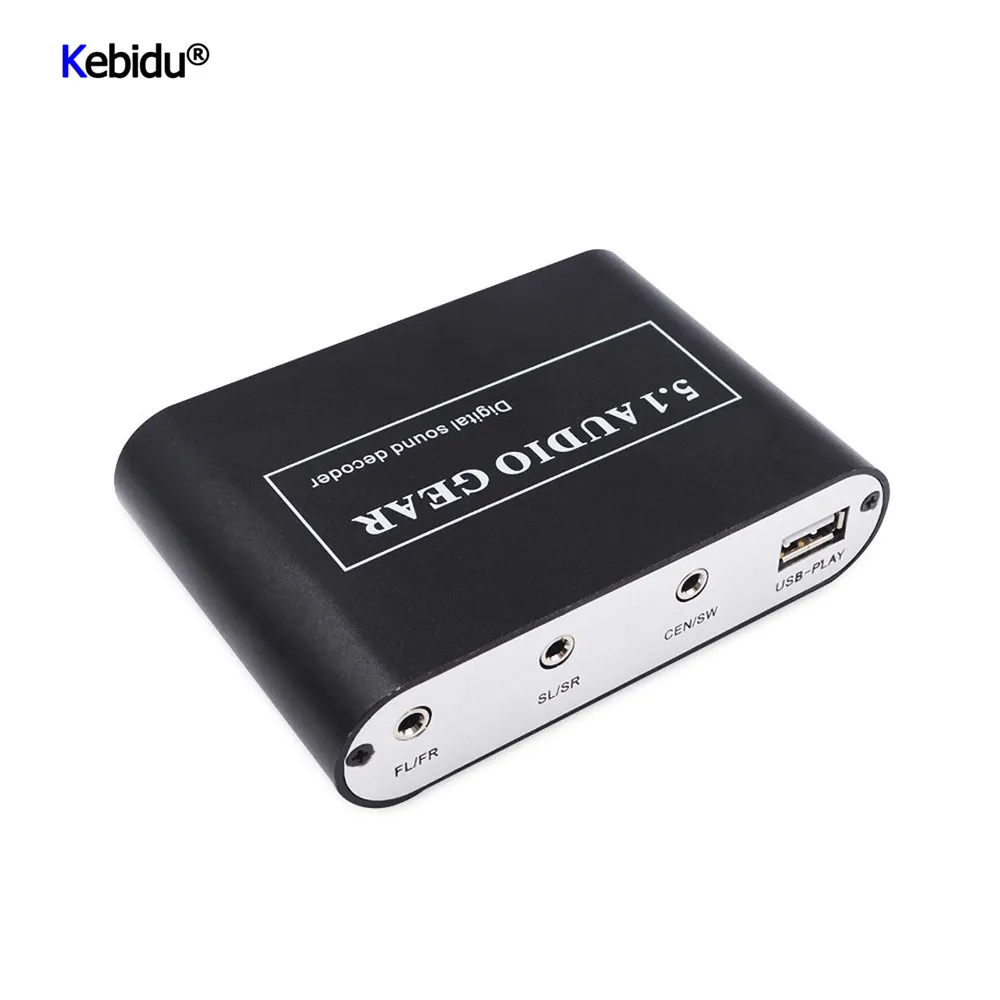 Цифровой аналоговый 5 1 канальный стерео AC3 аудио конвертер оптический SPDIF