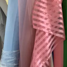 Полосатые прозрачные вечерние платья из органзы, свадебное платье, 150 см* 100 см