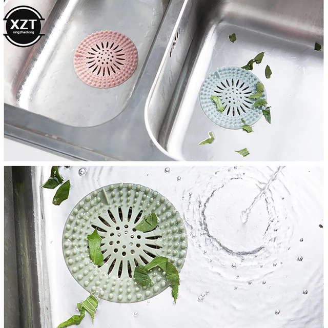 Stainless Steel Bathroom Hair Catcher Filter Stopper Shower Floor Drain  Cover Anti-clogging Sink Drain Strainer Bathtub Fixture - AliExpress