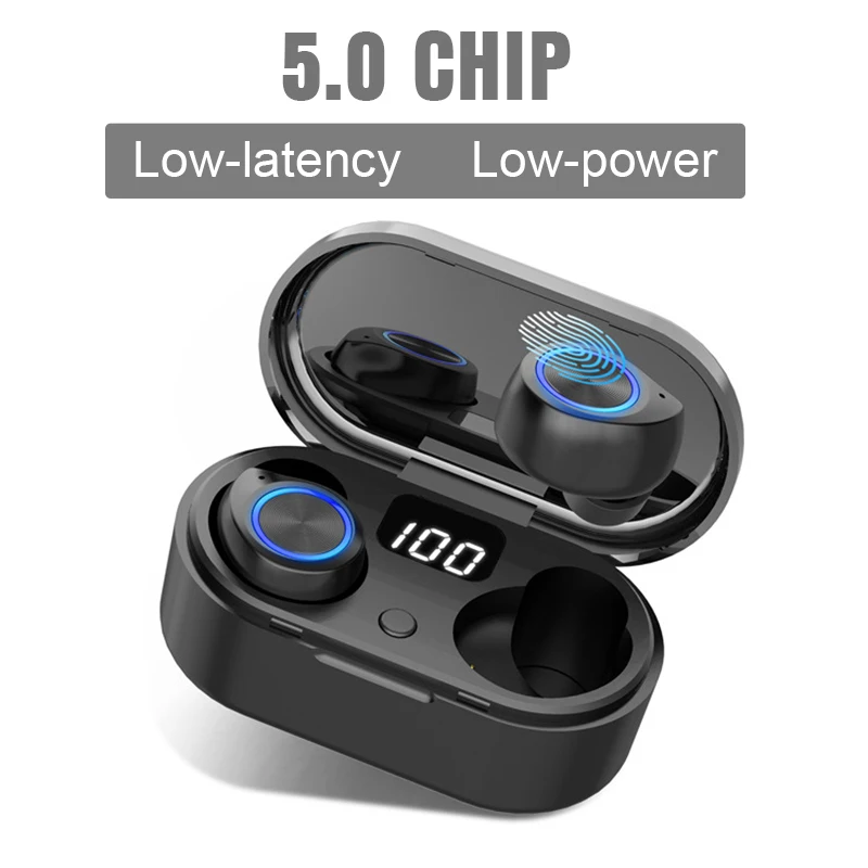 TWS Bluetooth 5 0 Беспроводные наушники с активным шумоподавлением водонепроницаемые