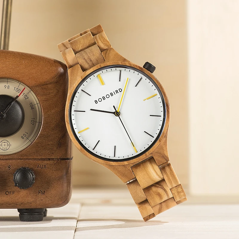 Мужские наручные часы BOBO BIRD Wood роскошные брендовые для мужчин мужские в