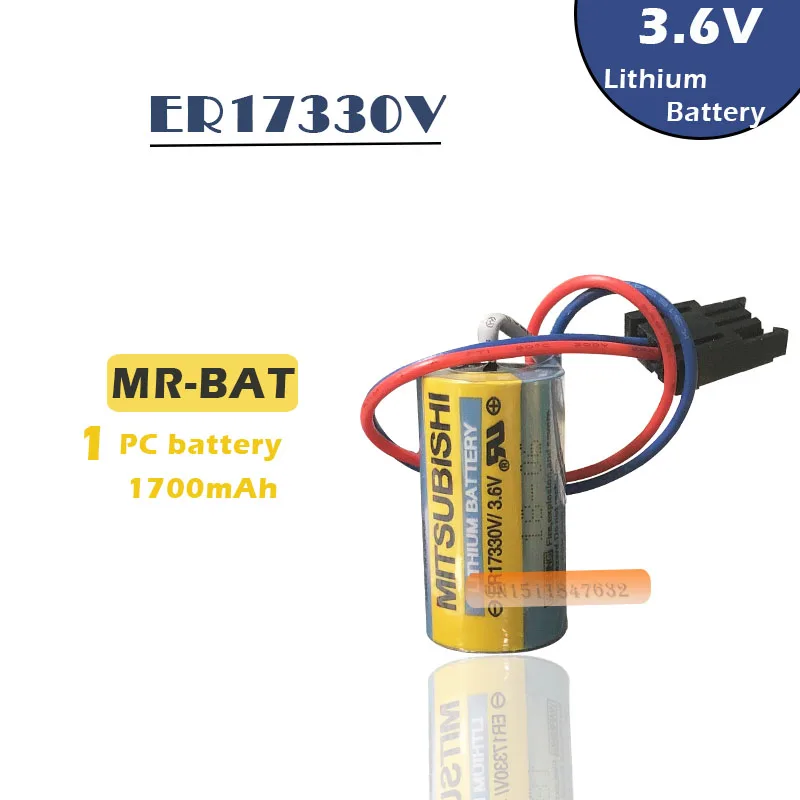 1 шт. новый оригинальный для Mitsubishi ER17330V MR-BAT CNC 3 6 В 1700 мАч литиевая батарея PLC