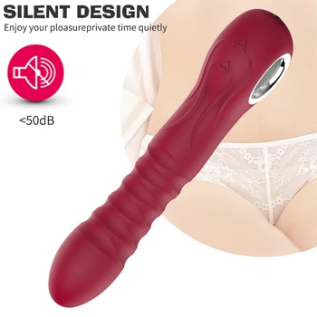 Telescopic Dildo Vibrator Sex Shop Intelligent Heating Penis Female Masturbator G-spot Vagina Stimulator Sex Toys for Couple 5