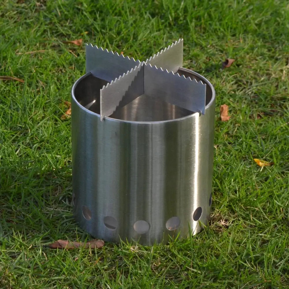 

Outdoor Fireplace Stainless Steel Multi-purpose Mini Stove