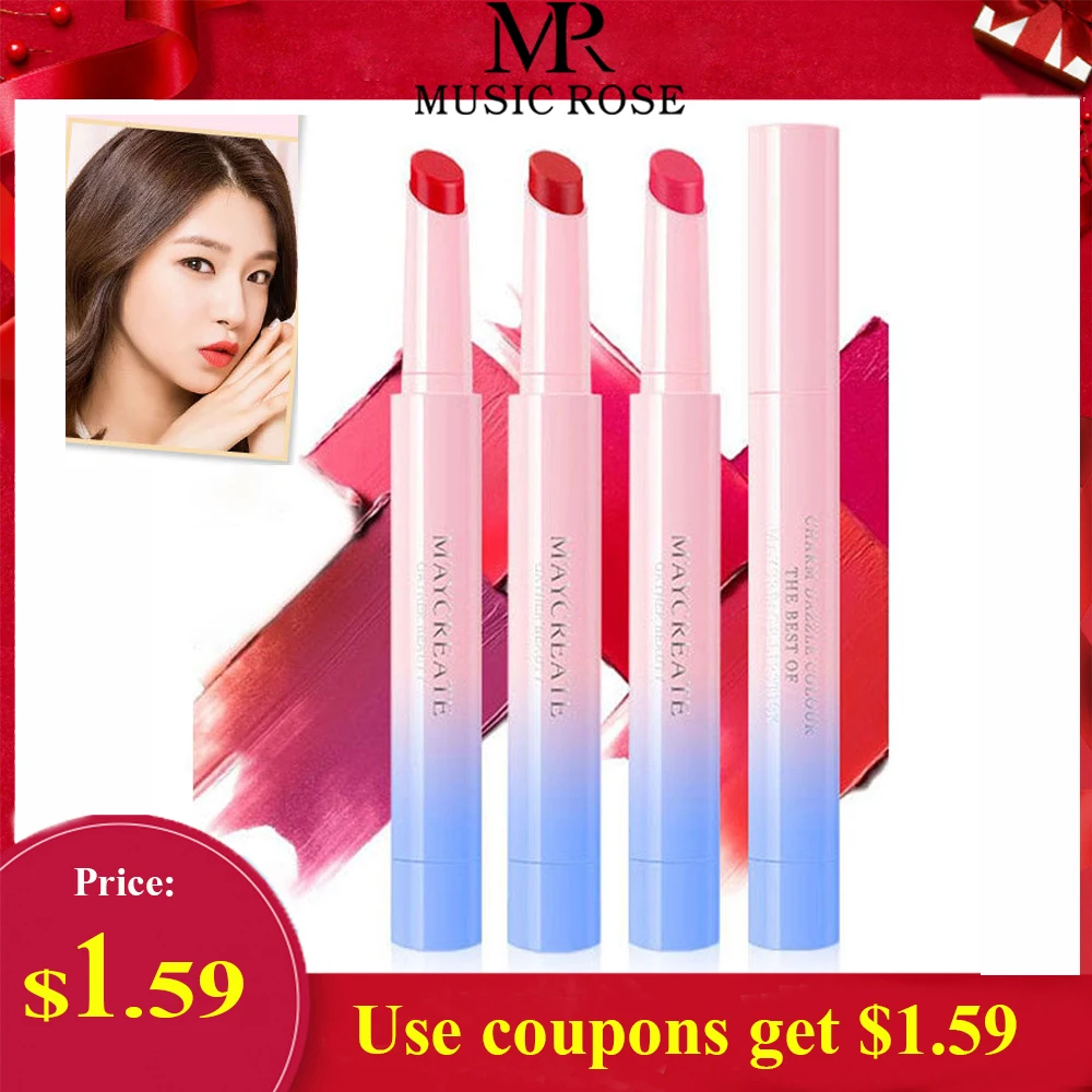 

Music Rose Beauty Matte Lipstick Fashion Korean Women Gift Long-listing Waterproof Lip Stick Easy to Wear Makeup Lips